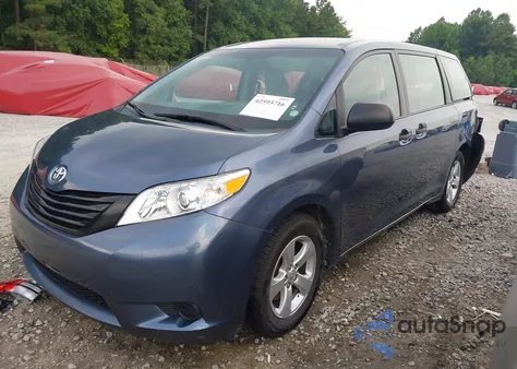 2015 Toyota Sienna L 7 Passenger from USA, damaged, VIN 5TDZK3DC1FS527378